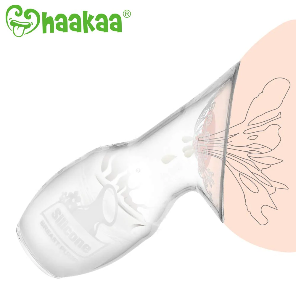 Haakaa Gen 1 Silicone Pump with Silicon Lid 1 Set - Image 3