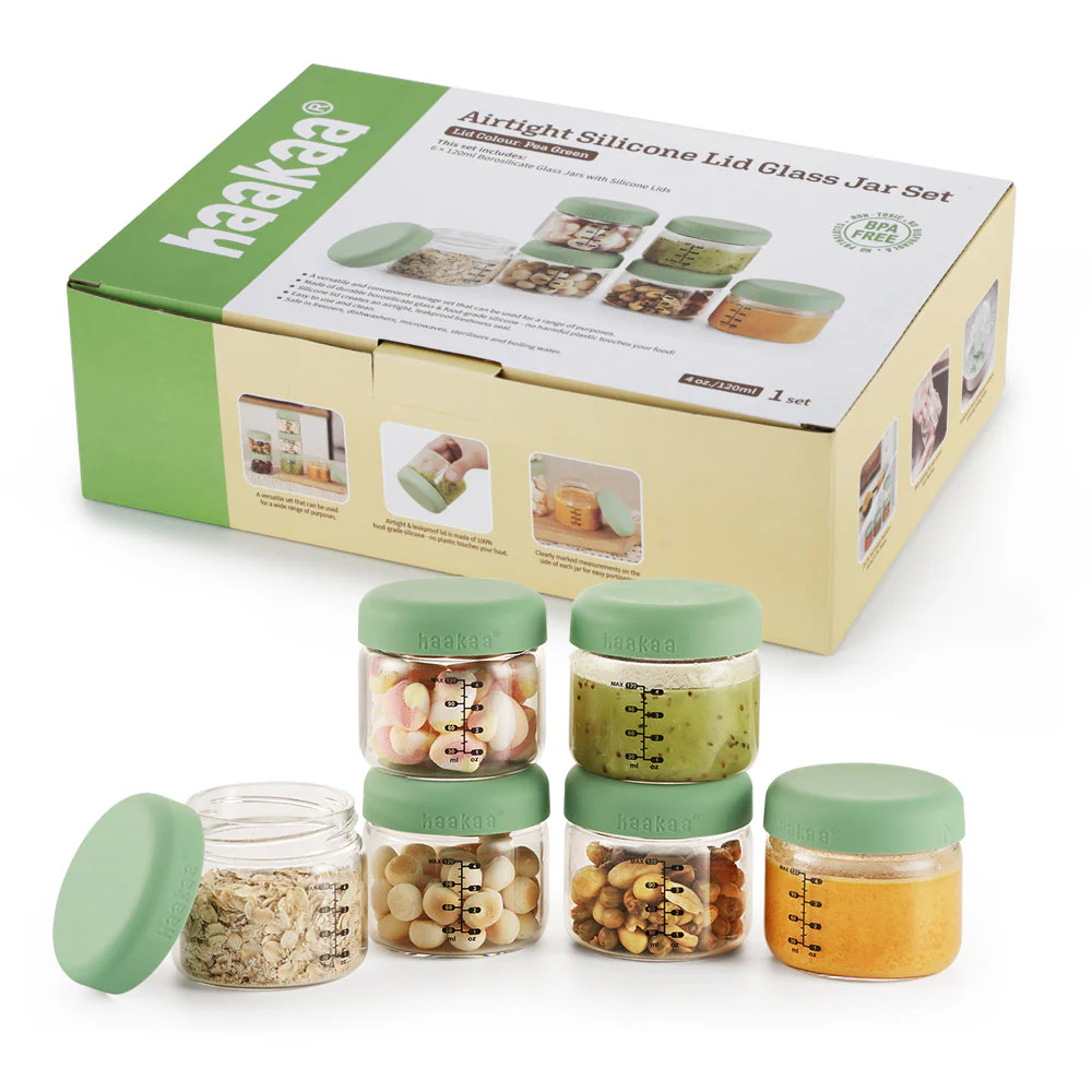 Haakaa Sealed Glass Storage Jar Set - Image 12