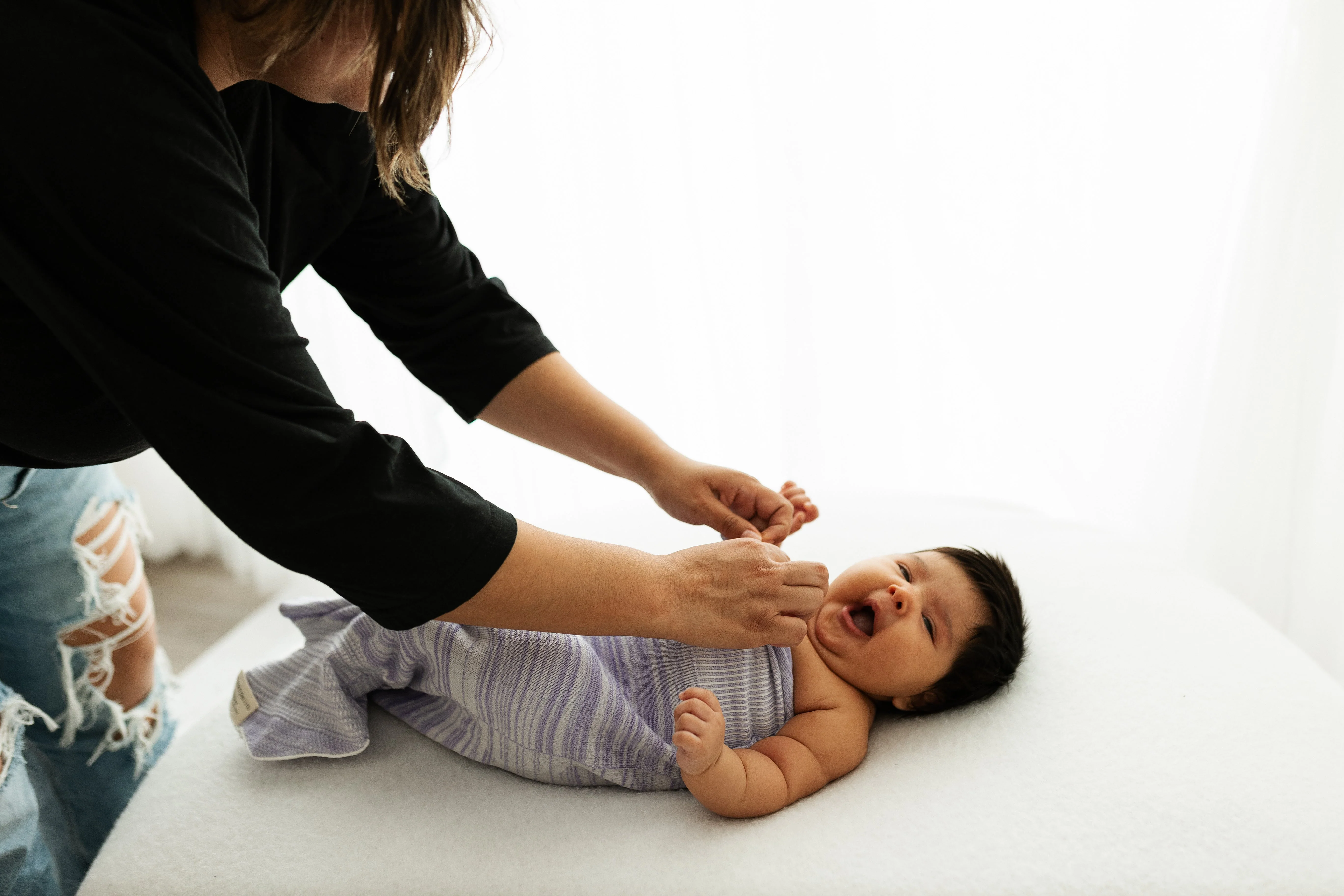 Lavender Swaddle Sleep Sack - Image 6