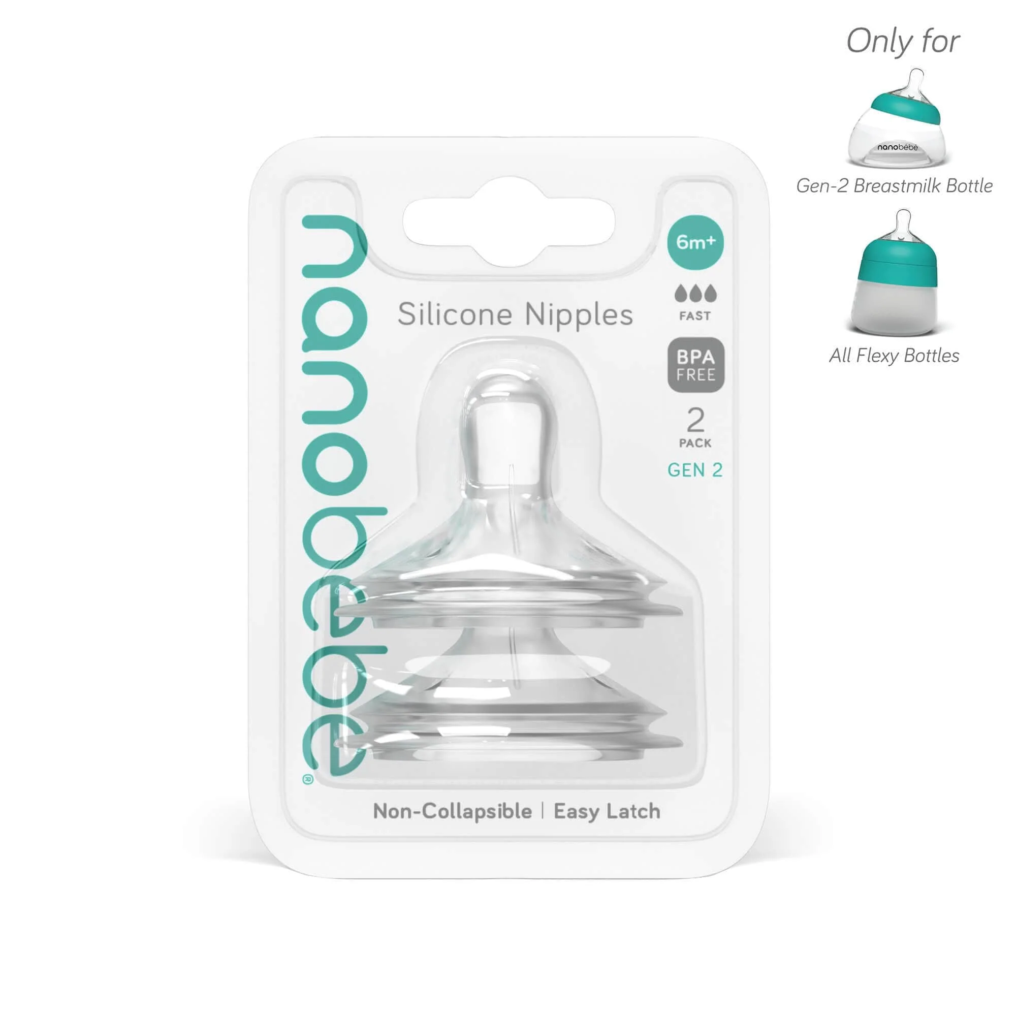 Silicone Anti-Colic Baby Bottle Nipples - Image 8